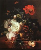 Huysum, Jan van - Basket of Flowers